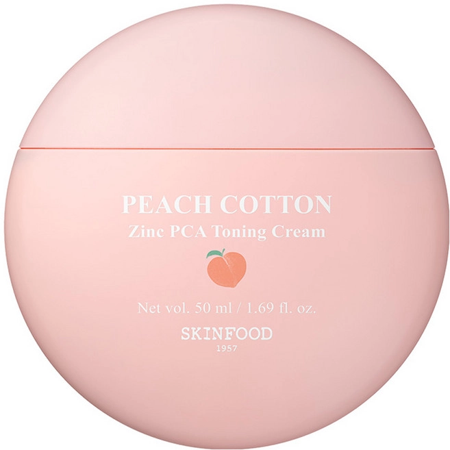 Peach Cotton Zinc PCA Toning Cream, 50ml, 1pack
