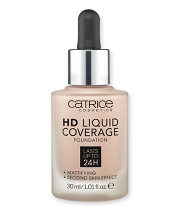 HD Liquid Coverage Foundation, 30ml, 020 Rose Beige, 1pack