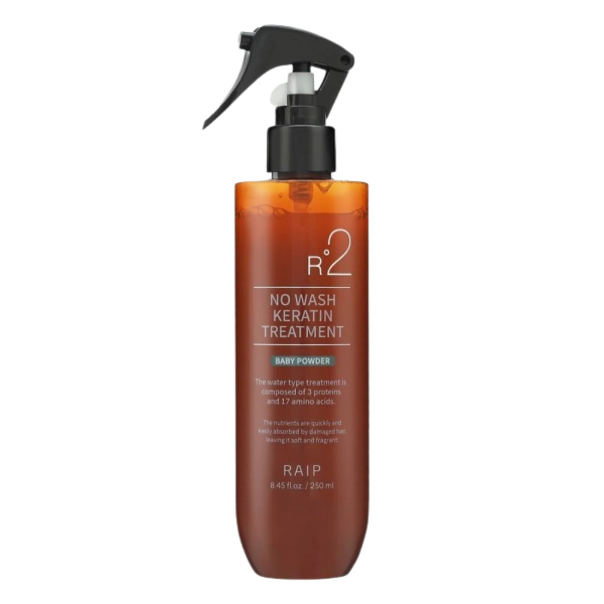 R2 No-Wash Keratin Treatment [Baby Powder], 250ml, 1pack