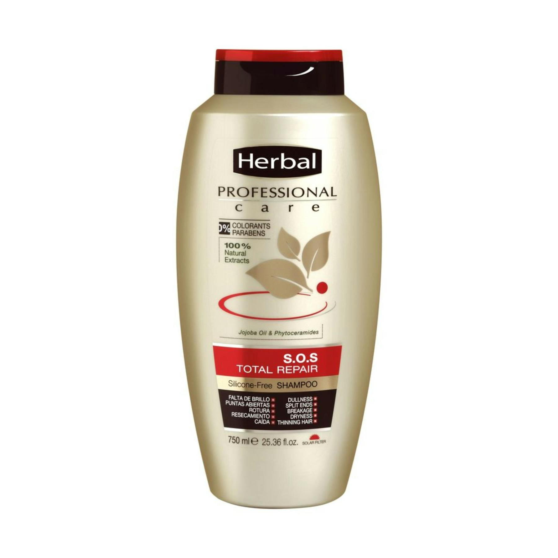 Professional Care Total Repair Shampoo, 750ml, 1pack