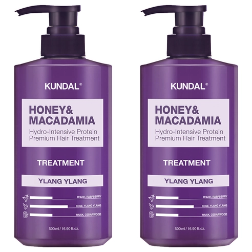Honey & Macadamia Hair Treatment [Ylang Ylang], 500ml+500ml - Image 1