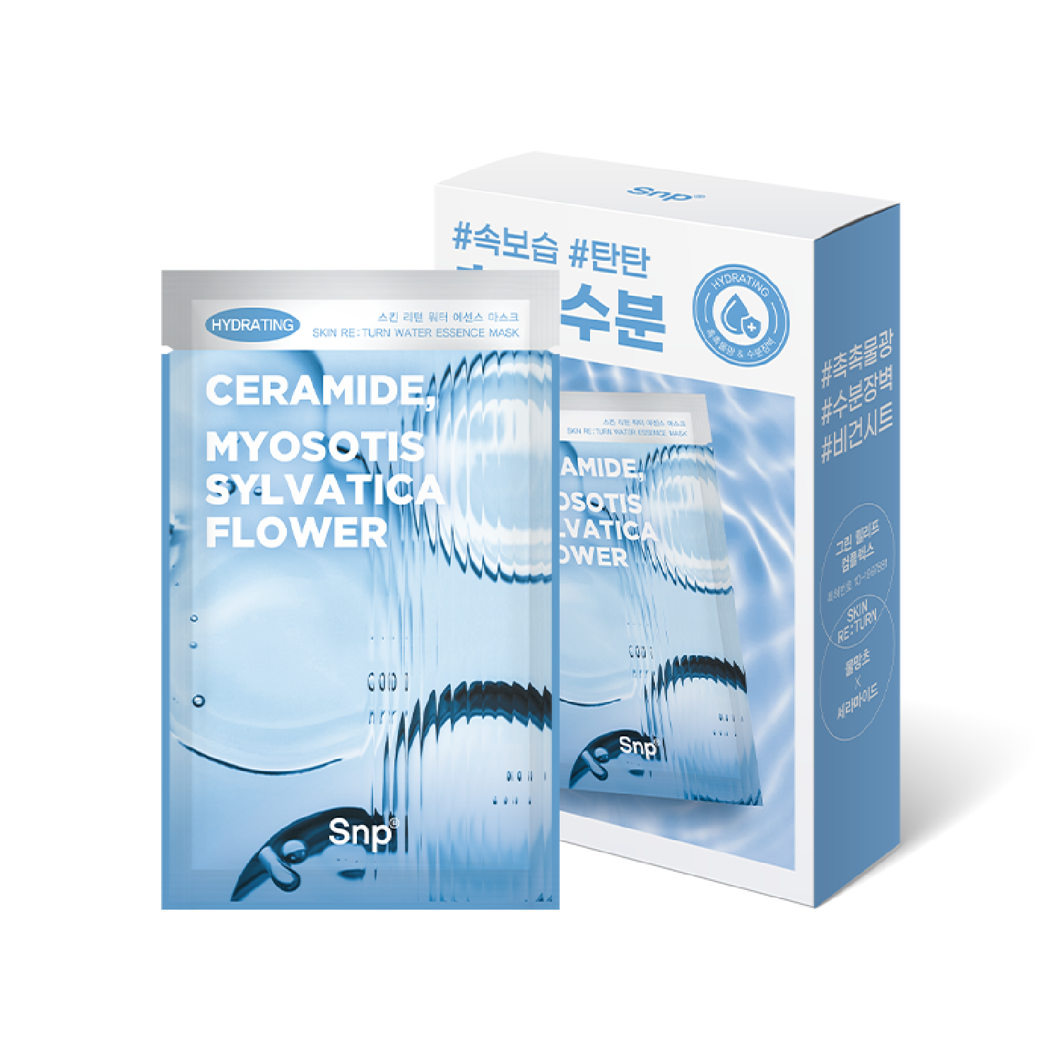 Skin Return Water Essence Mask, 10ea+10ea+10ea
