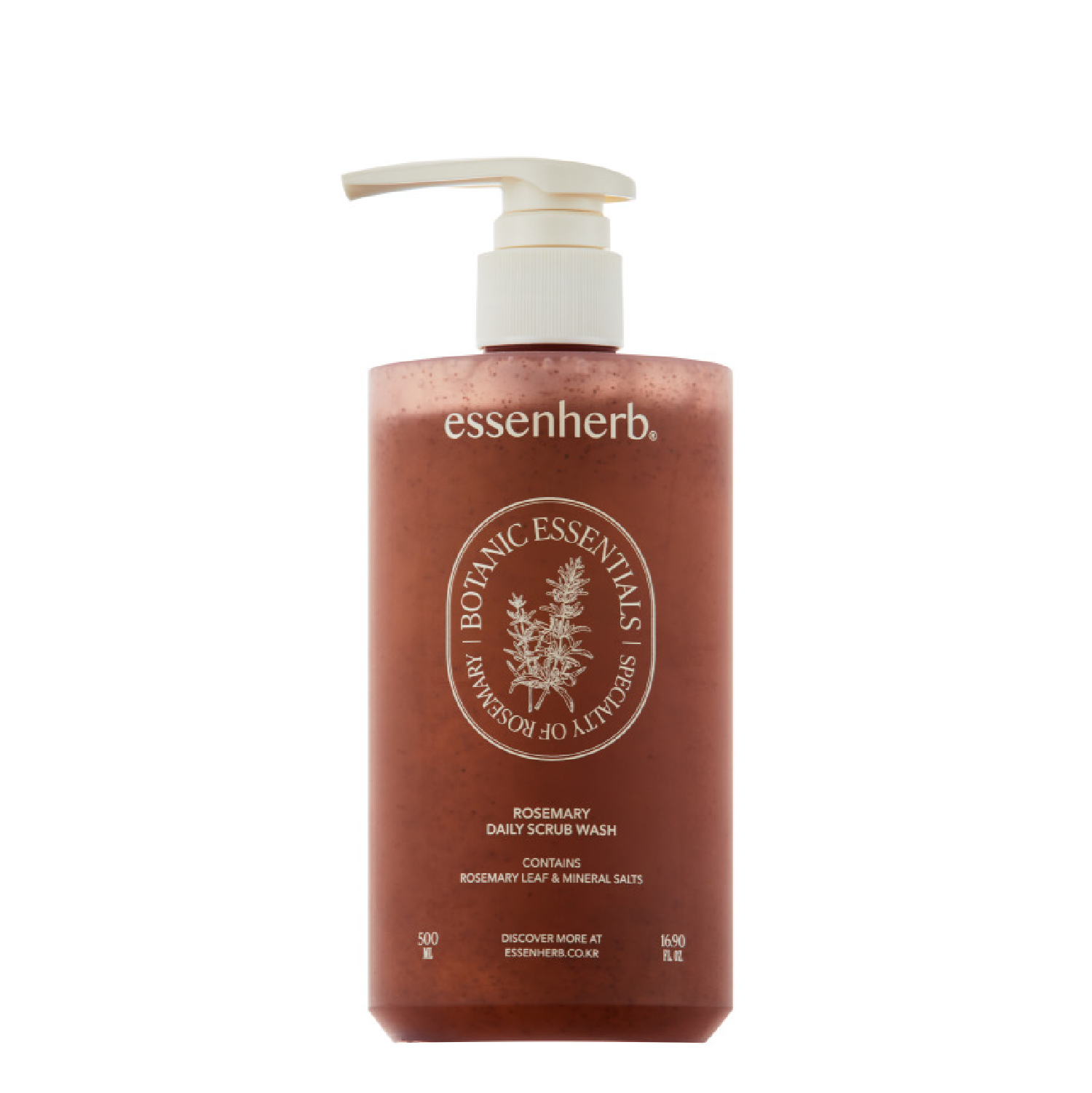 Rosemary Daily Scrub Wash, 500ml, 1pack