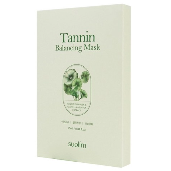 Tannin Cica Balancing Sheet Mask, 5ea