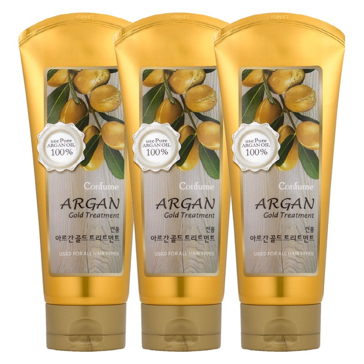 Argan Gold Treatment, 200ml+200ml+200ml - Image 1