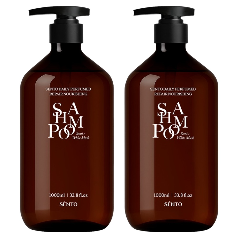 Daily Perfumed Repair Nourishing Shampoo [White Musk], 1000ml+1000ml