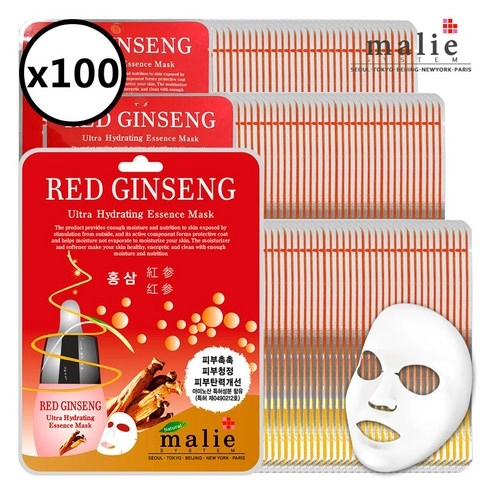 Hydrating Red Ginseng Sheet Mask, 100ea