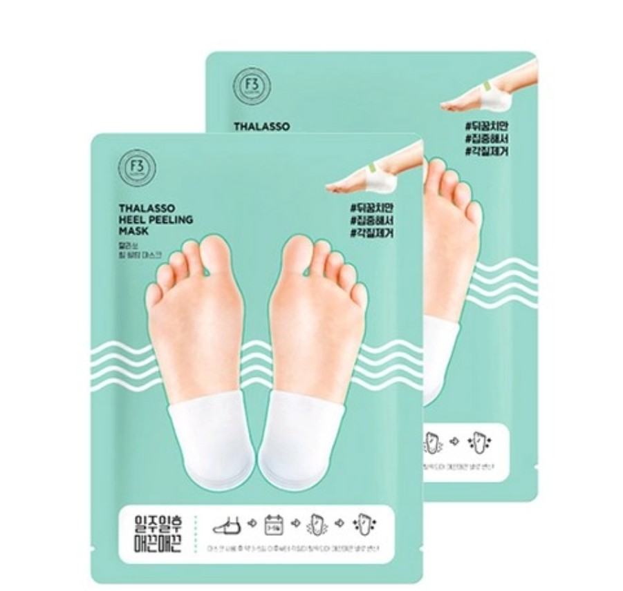 Thalasso Heel Peeling Mask, 2ea