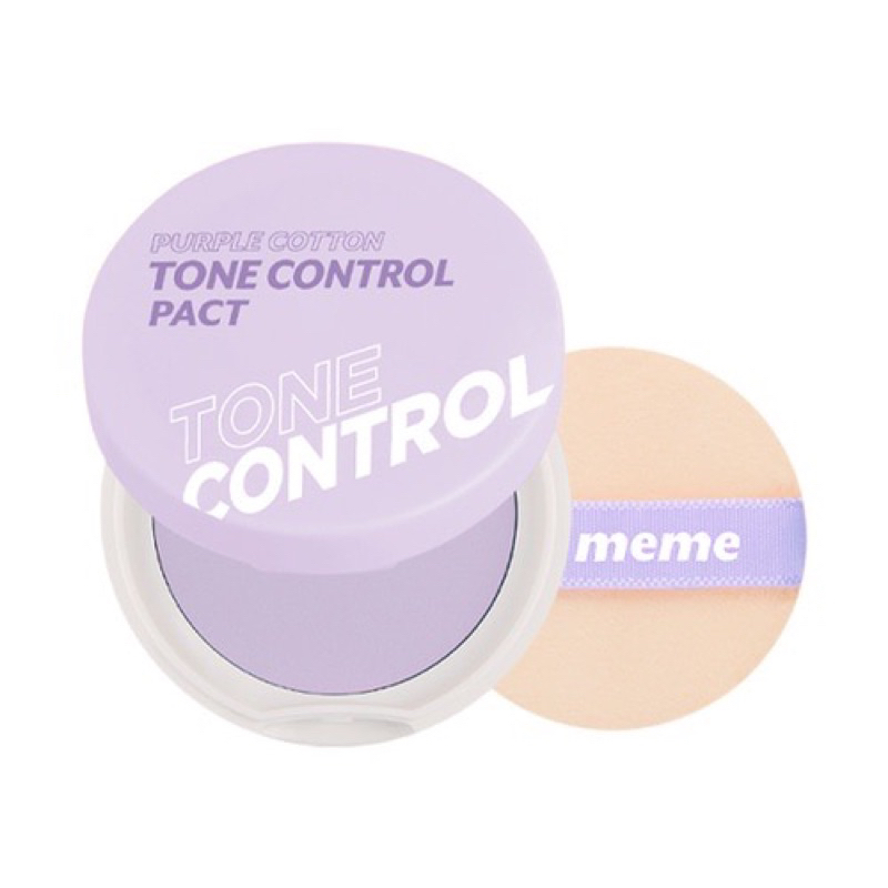 Purple Cotton Tone Control Pact, 9.5g, 1pack