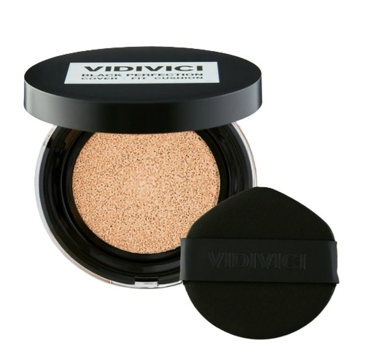 Black Perfection Cover Fit Cushion [SPF40/PA++], 13g, 19NC Light, 1pack