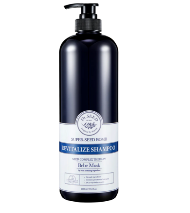 Super Seed Bomb Revitalizing Shampoo Evening Musk, 1,000ml, 1pack