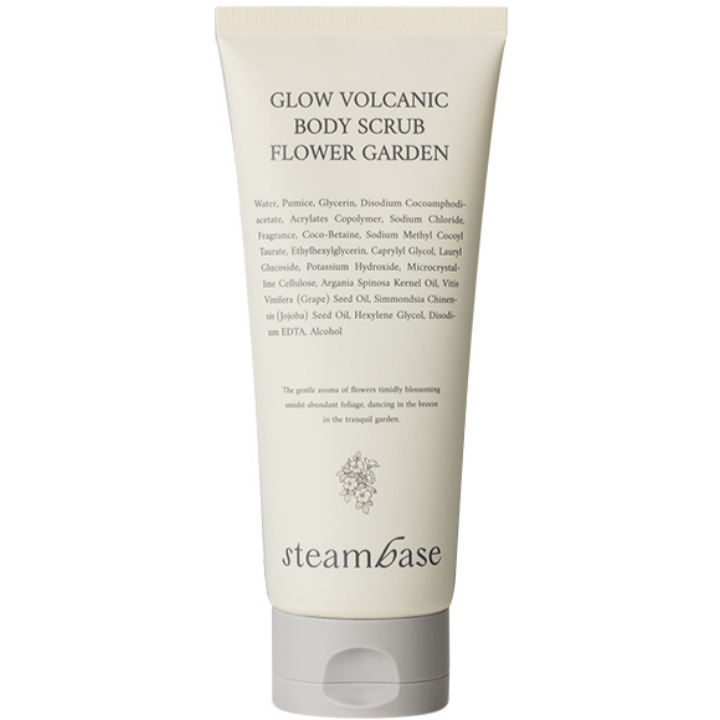 Glow Volcanic Body Scrub Flower Garden, 200ml, 1pack