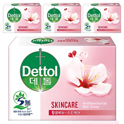Daily Care Hygiene Soap, 100g+100g+100g+100g