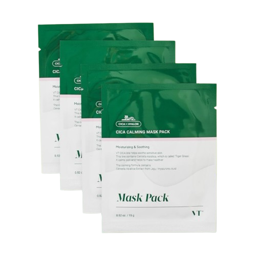 Cica Calming Sheet Mask, 4ea+4ea - Image 1