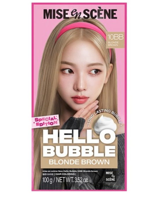 New Hello Bubble, 100g, 10BB Blonde Brown, 1pack