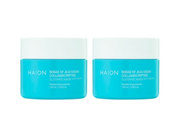 JEJU Ocean Collagen Peptide Sleeping Mask, 100ml+100ml