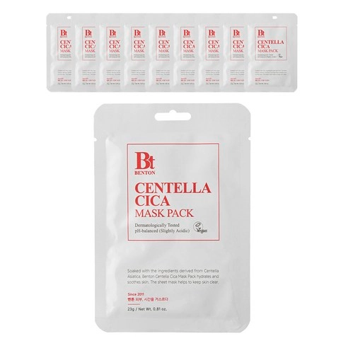 Goodbye Redness Centella Sheet Mask, 10ea