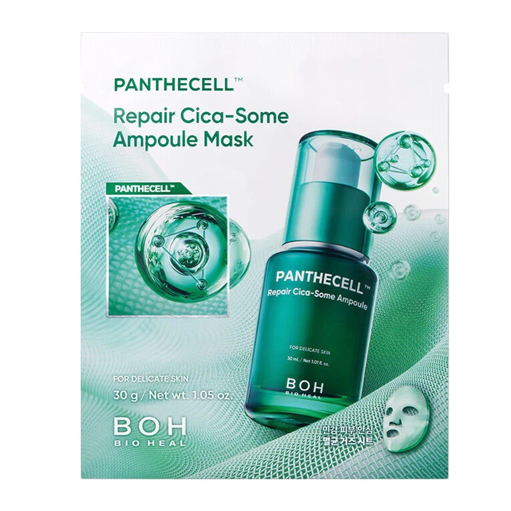 Panthecell Repair CicaSome Ampoule Mask, 5ea