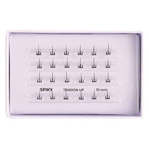 No Glue Eyelash S [Spiky], 24ea, 1pack