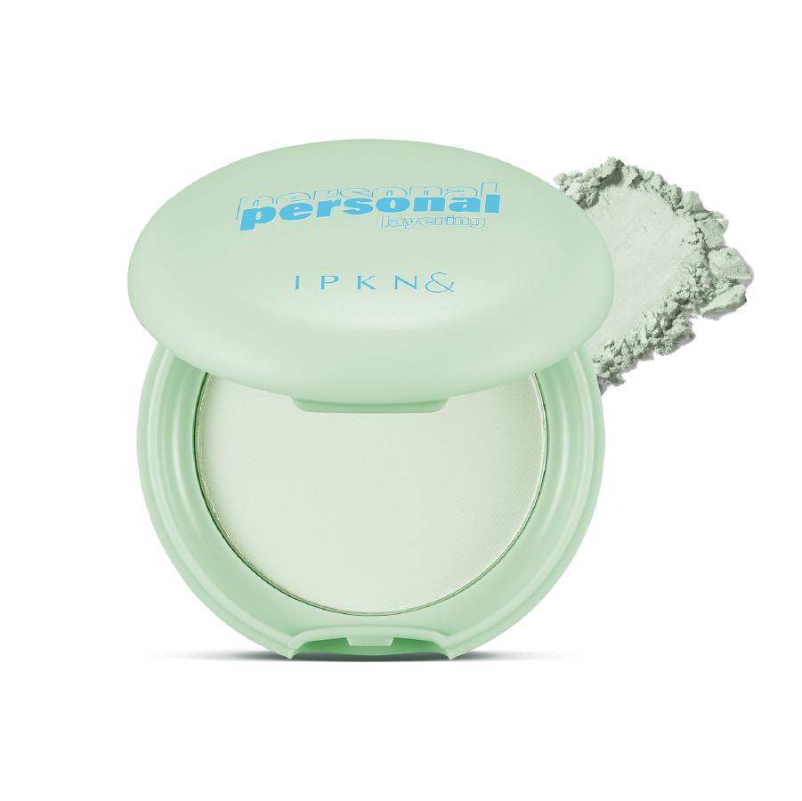 Personal Tone Correcting Blur Pact, 5.5g, Green, 1pack - Image 1