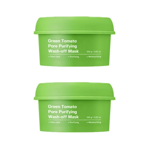 Green Tomato Pore Purifying Wash-Off Mask, 100g+100g