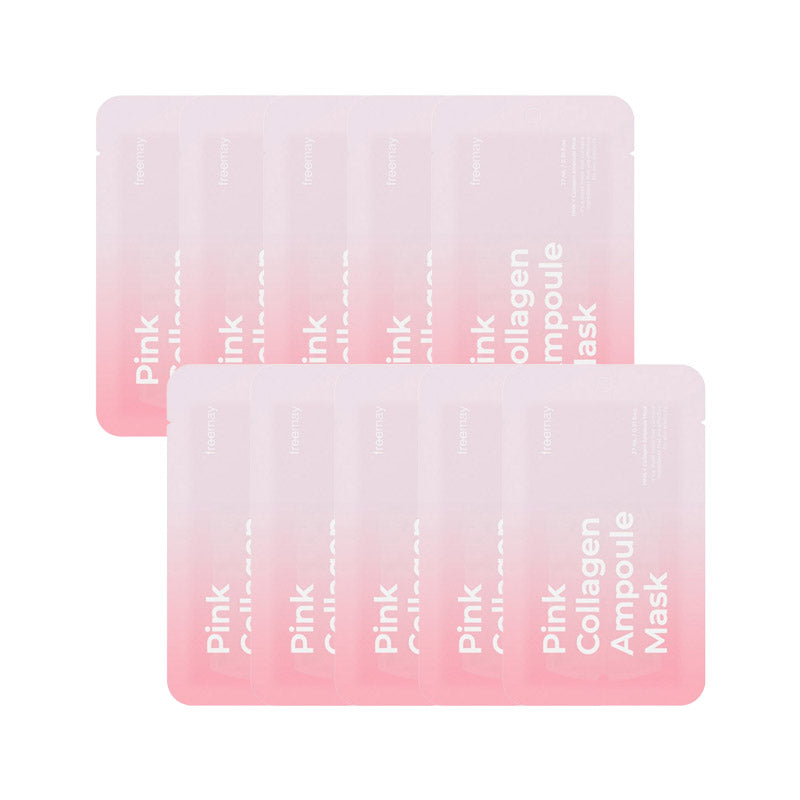 Pink Collagen Ampoule Mask, 10ea+10ea