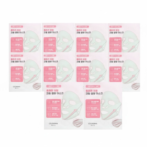 Collagen Firming Cream Wrapping Mask, 10ea