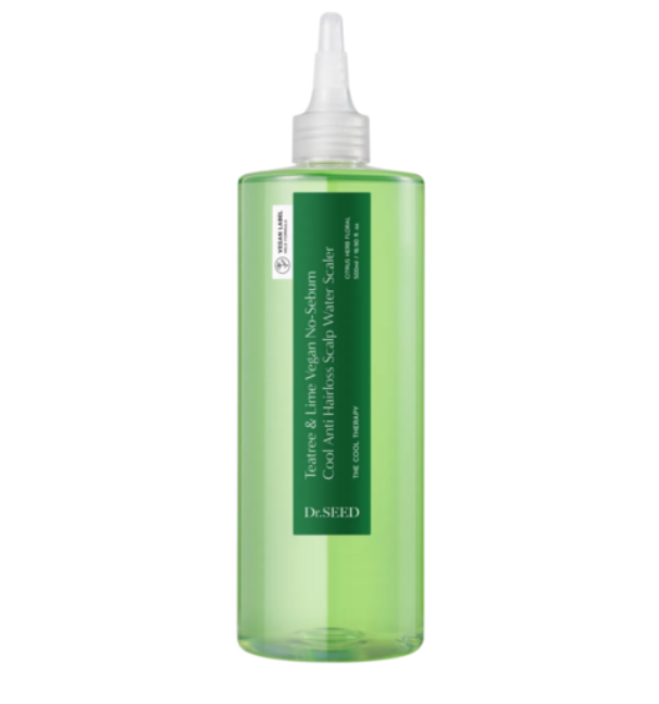 Tea Tree & Lime Vegan Cool Anti-Hair Loss Scalp Water Scaler, 500ml, 1pack