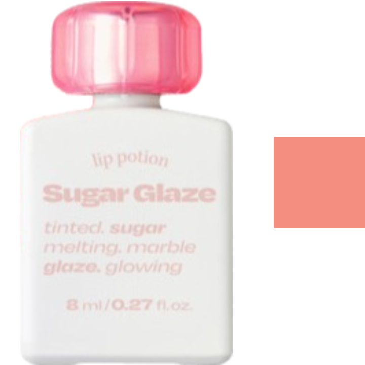 Lip Potion Sugar Glaze Tint, 8ml, 14 Milk Tea Ball, 1pack
