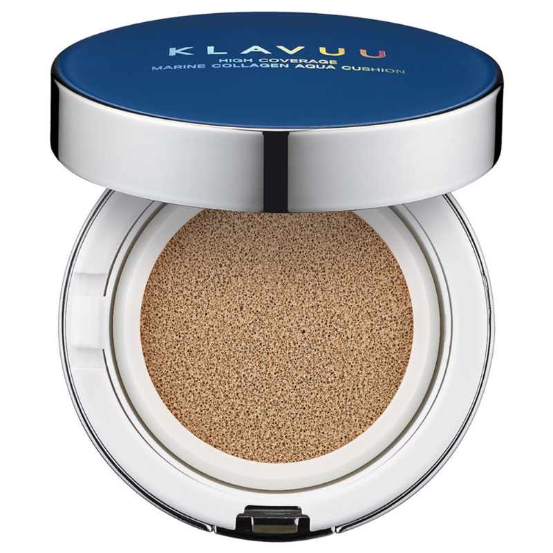 Blue Pearlsation High Coverage Marine Collagen Aqua Cushion [SPF50+/PA+++], 12g, No.21, 1pack