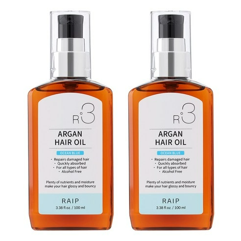 R3 Argan Hair Oil [Ocean Blue], 100ml, 2ea