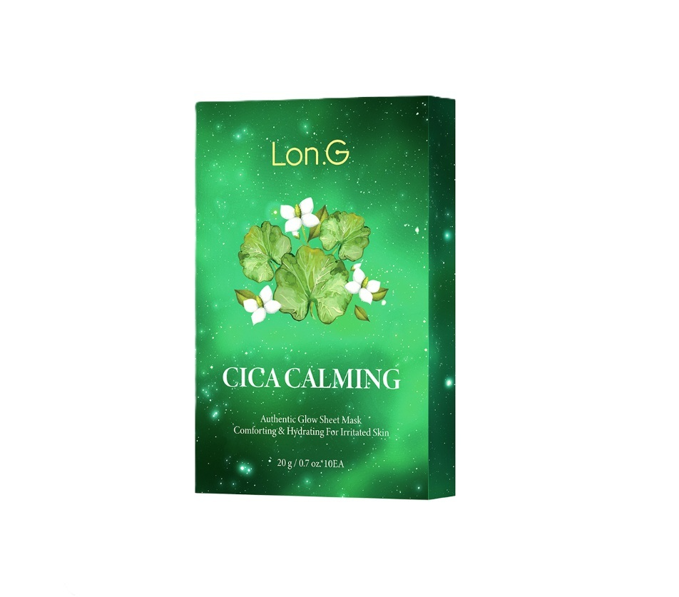 Cica Calming Authentic Glow Sheet Mask, 10ea - Image 1