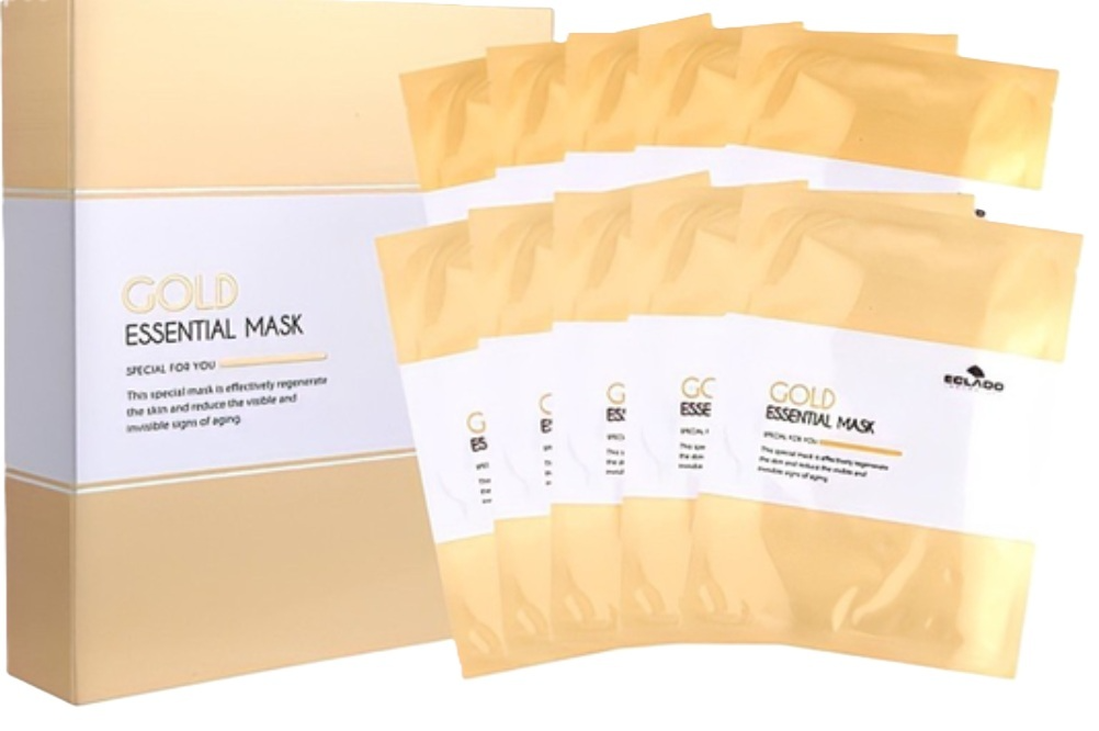 Gold Essential Mask, 10ea, 1pack - Image 1