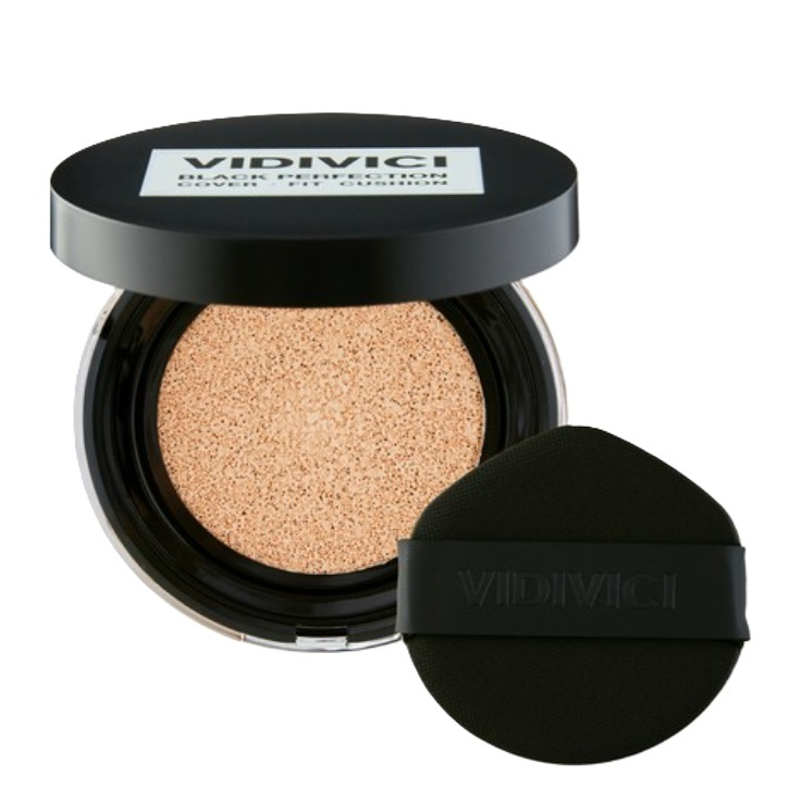 Black Perfection Cover Fit Cushion [SPF40/PA++], 13g, 17N Fair, 1pack