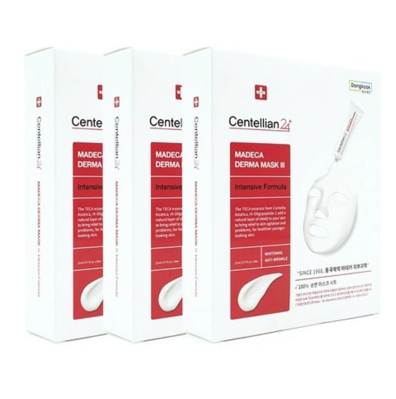 Madeca Derma Mask Three Intensive Formula, 10ea+10ea+10ea - Image 1