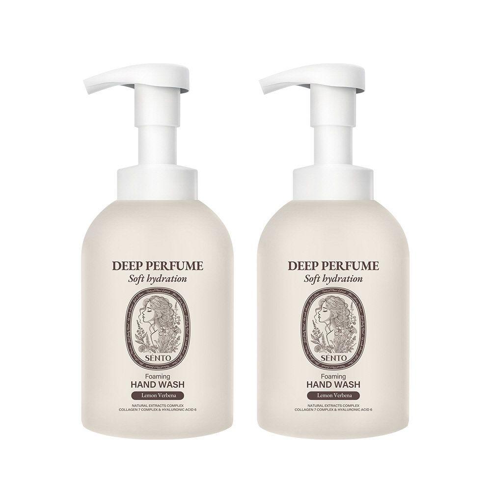 Deep Perfume Foaming Hand Wash [Lemon Verbena Scent], 510ml+510ml