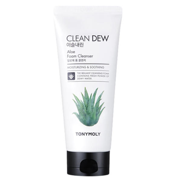 Clean Dew Foam Cleanser [Aloe], 180ml, 1pack