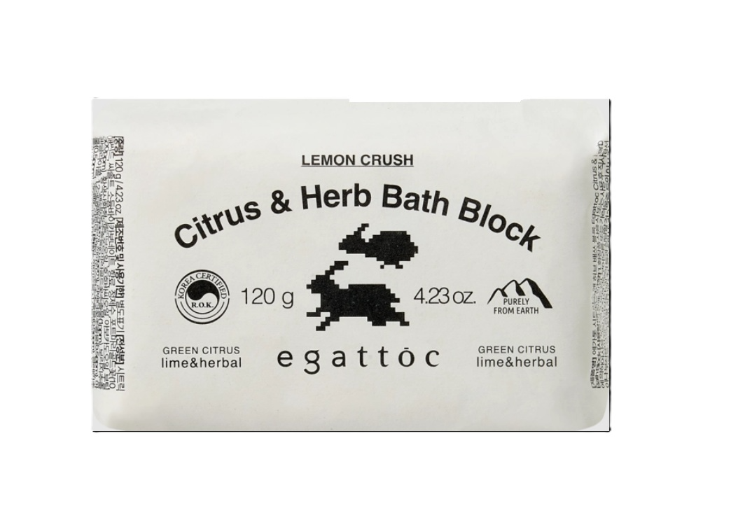 Citrus & Herb Bath Block, 120g, 1pack - Image 1