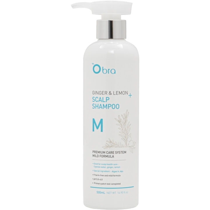 Ginger & Lemon Scalp Care Shampoo, 500ml, 1pack