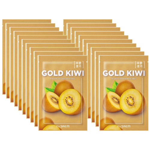 Natural Gold Kiwi Sheet Mask, 20ea - Image 1