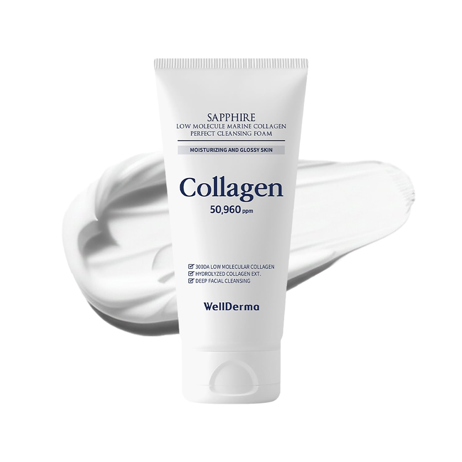 Sapphire Low Molecule Marine Collagen Perfect Cleansing Foam