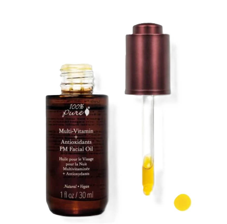 Multi-Vitamin + Antioxidants PM Facial Oil, 30ml, 1pack