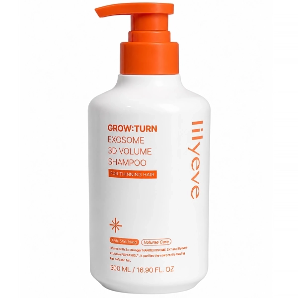 Grow Turn Exosome 3D Volume Shampoo, 500ml
