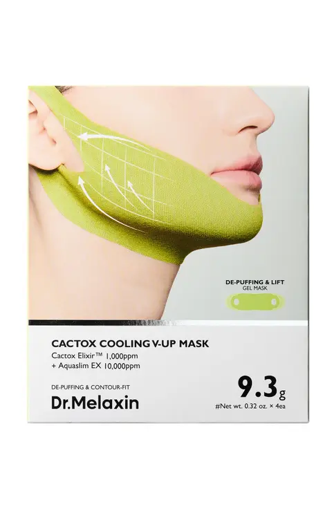 Cactox Cooling V-Up Mask, 4ea
