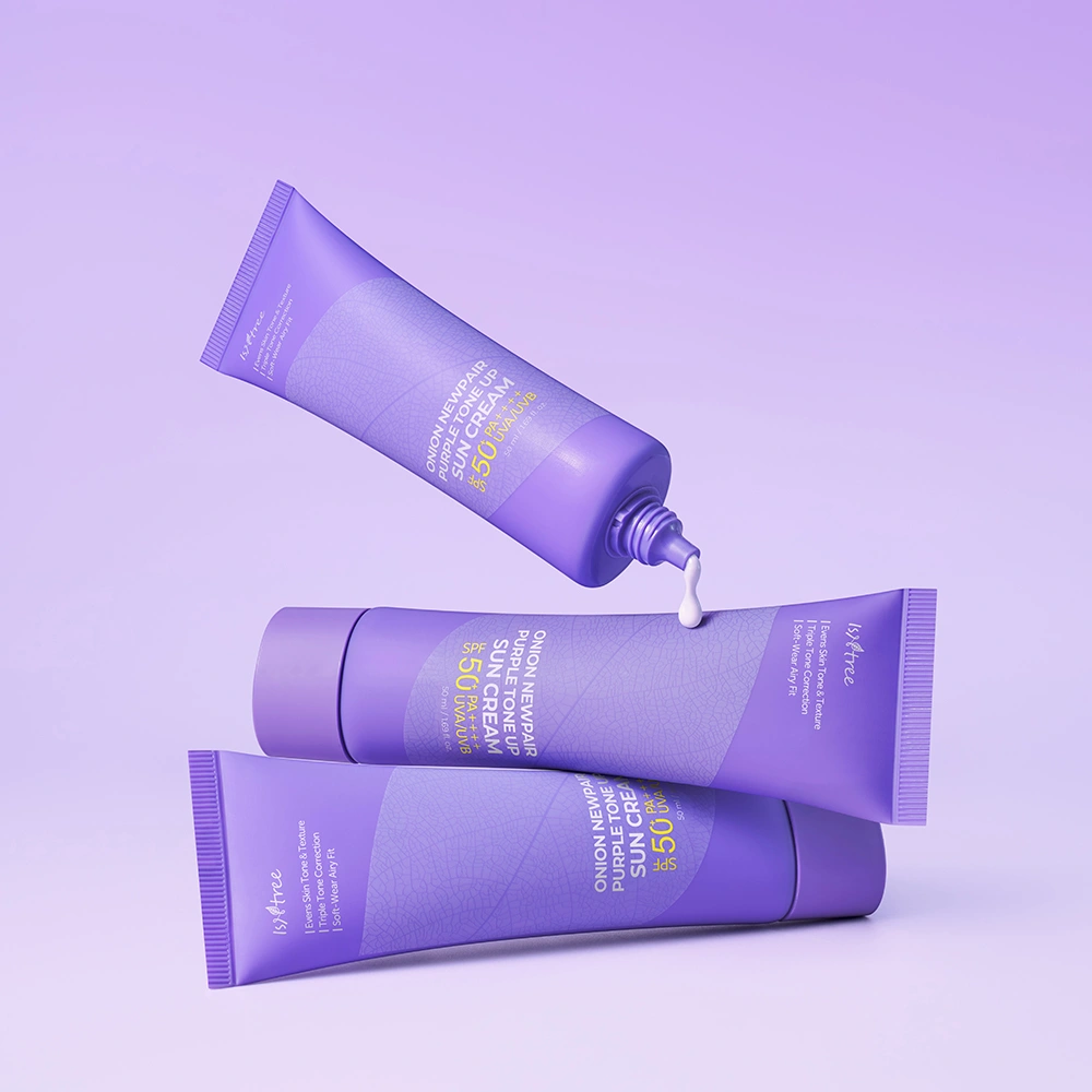 Onion Newpair Purple Tone Up Sun Cream SPF 50+ PA++++ UVA/UVB, 50ml - Image 3