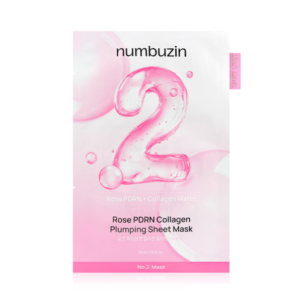 Rose PDRN Collagen Plumping Sheet Mask, 10ea