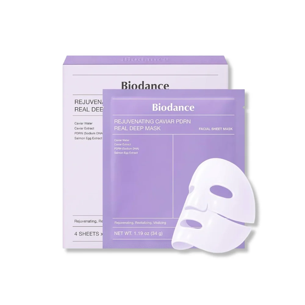 Rejuvenating Caviar PDRN Real Deep Mask, 4ea