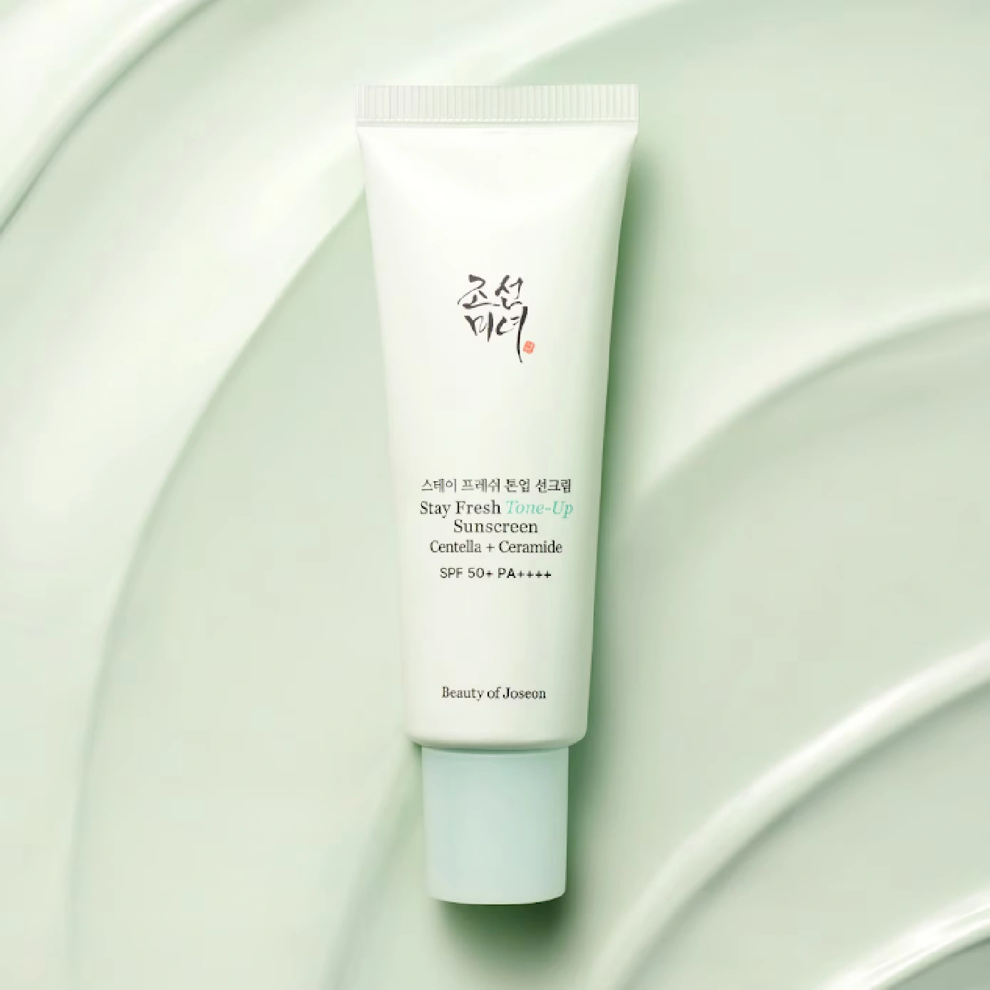 Stay Fresh Tone-Up Sunscreen Centella + Ceramide SPF 50+ PA++++, Green - Image 2