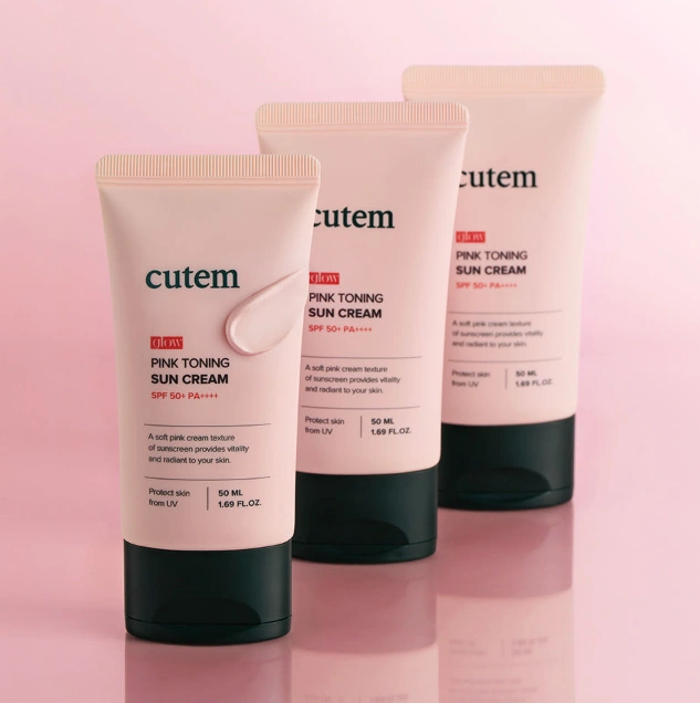 Glow Pink Toning Sun Cream [SPF50+/PA++++], 50ml - Image 3
