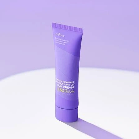 Onion Newpair Purple Tone Up Sun Cream SPF 50+ PA++++ UVA/UVB, 50ml - Image 2